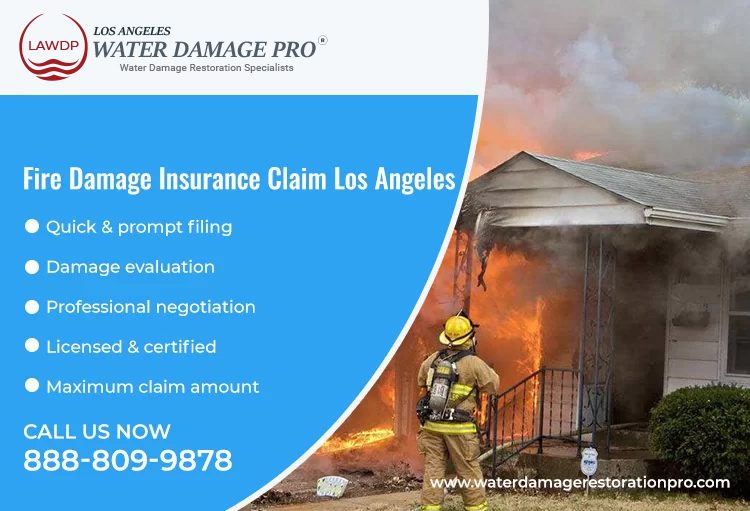 Fire Damage Insurance Claim Los Angeles