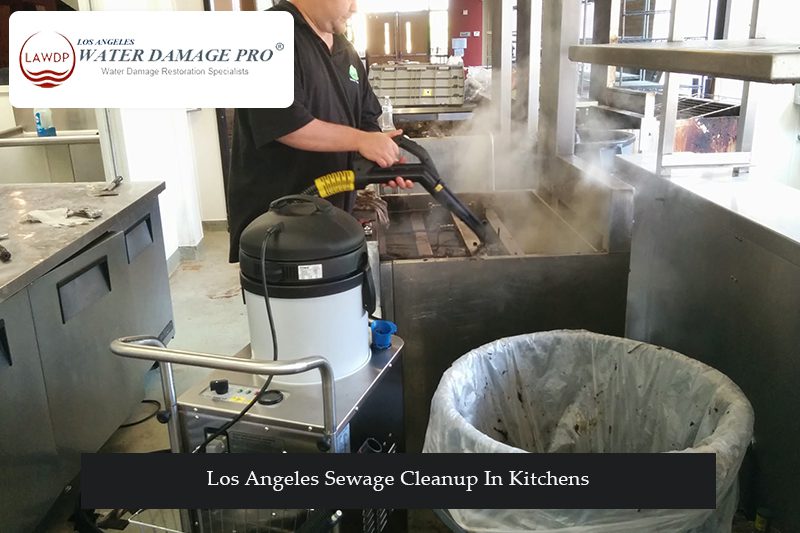 Los Angeles Sewage Cleanup In Kitchens