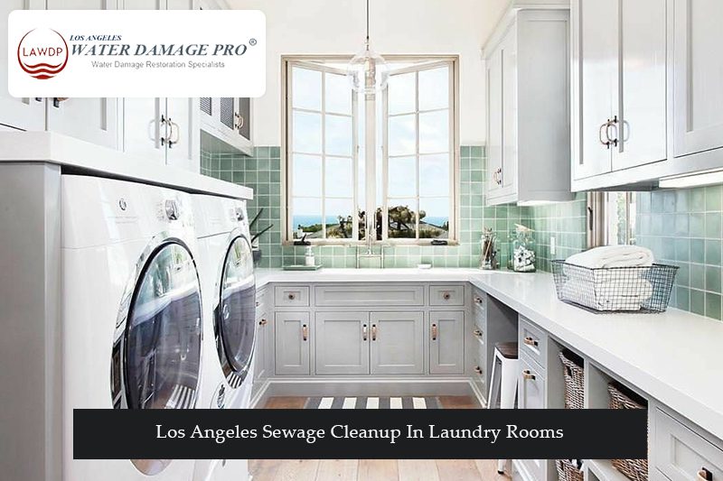 Los Angeles Sewage Cleanup In Laundry Rooms