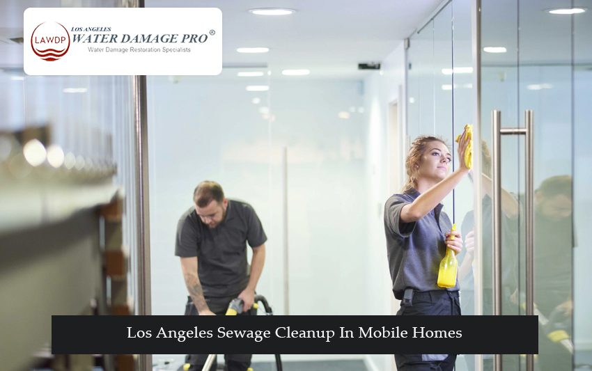 Los Angeles Sewage Cleanup In Mobile Homes