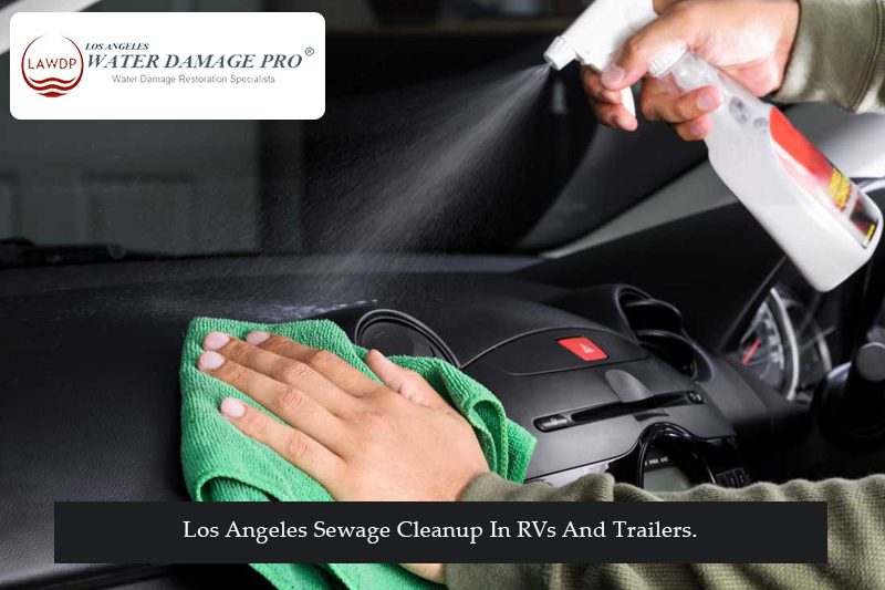Los Angeles Sewage Cleanup In RVs And Trailers