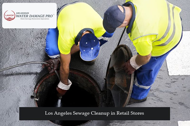Los Angeles Sewage Cleanup in Retail Stores