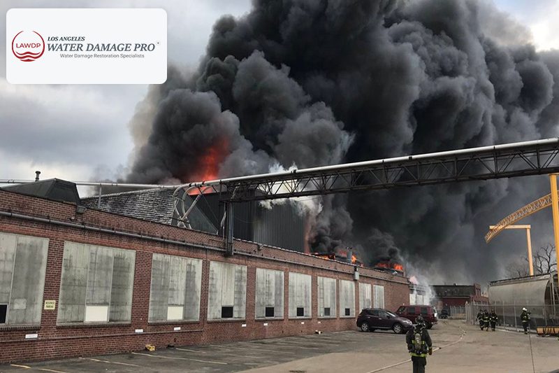 Fire Damage in Factory