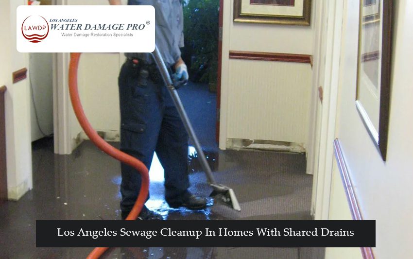 Los Angeles Sewage Cleanup In Homes With Shared Drains